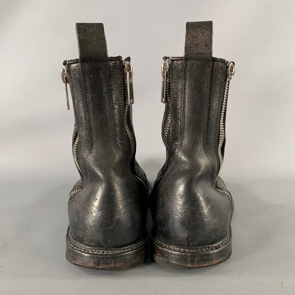 SEI OTTO Size 10 Black Solid Leather Chelsea Boots main image 5